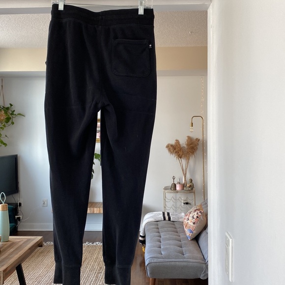 Convere High Waisted Slim Fit Black Sweatpants - Picture 9 of 12